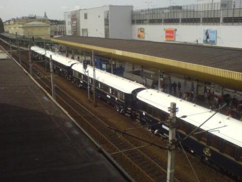 Orient Express na Dworcu Głównym w Krakowie