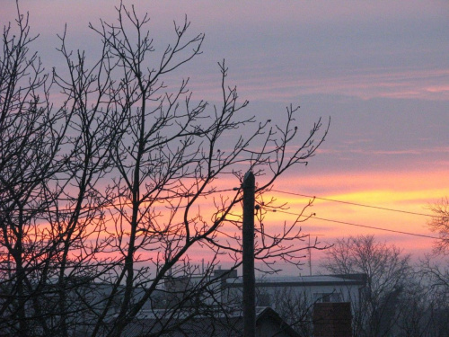 Dzisiejszy wschód słońca - 2008-12-01 :))