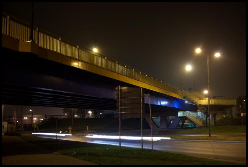 bydgoszcz nocą - wiadukt #bydgoszcz