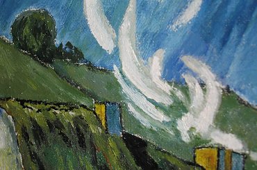 miniatura V.Van Gogh'a ''wieś''
( Olej - płótno 30x40
1996 )
(cena 80 + wysyłka) #drzewo #prezent #obraz #natura #las #góry #przyroda #sztuka #olej