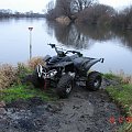 wyprawa na ujście 2 #quad #dziura #motor