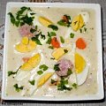 Barszcz biały z chrzanek #zupa #barszcz #chrzan #jedzenie #kulinaria #gotowanie #PrzepisyKulinarne