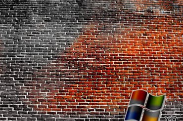 efekt nudy #cegły #mur #system #windows