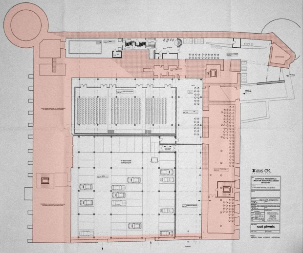 Lidzbark Warmiski, Zamek, Przedzamcze, Poziom piwnic - Koncepcja architektoniczna