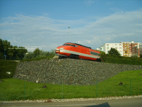 A35 w kierunku granicy francusko-niemieckiej...Strasbourg