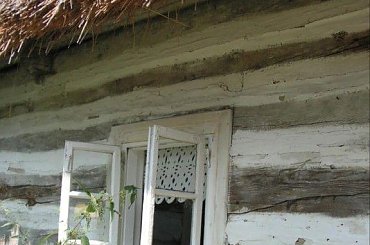 jarmark holeński - chata #chata #strzecha #Polesie