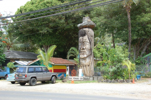 pomnik ku czci miejscowego polityka? Oahu - Hawaje #usa #wycieczka