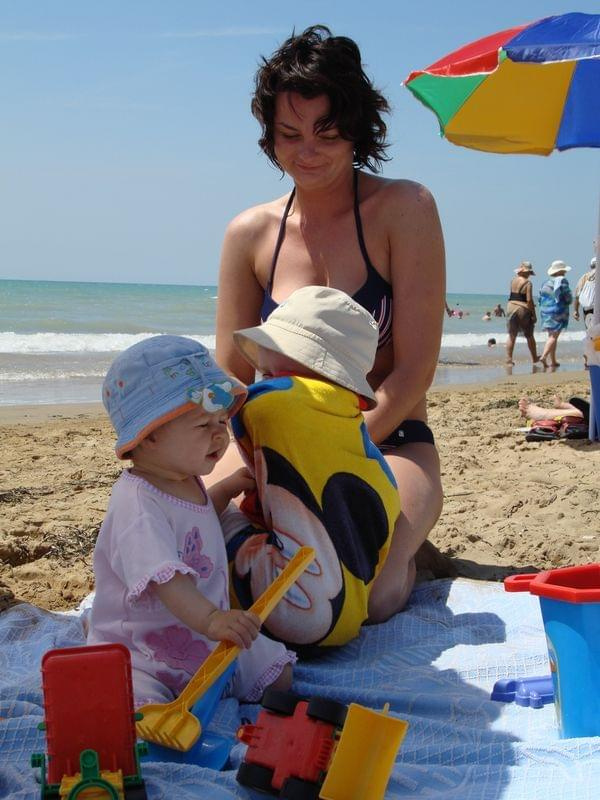 Na plaży w Lido dei Pini