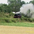 Parowozjada 2007 - i na koniec parady nieobciążona Ferrumka. Gdyby nasz pilska tak wyglądała... #kolej #Parowozjada #parowóz #lato #retro