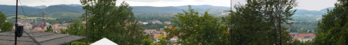Widok z Harcówki- Góra Parkowa, Wałbrzych widok na Sródmieście i Sobięcin #Wałbrzych