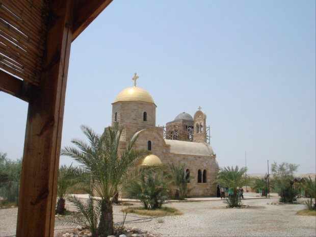 Betania nad Jordanem, kościól ufundowany przez rosyjskiego mafioza :) (Jordania)