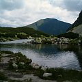 Wyżni Staw Rohacki z Wołowcem w tle #Tatry