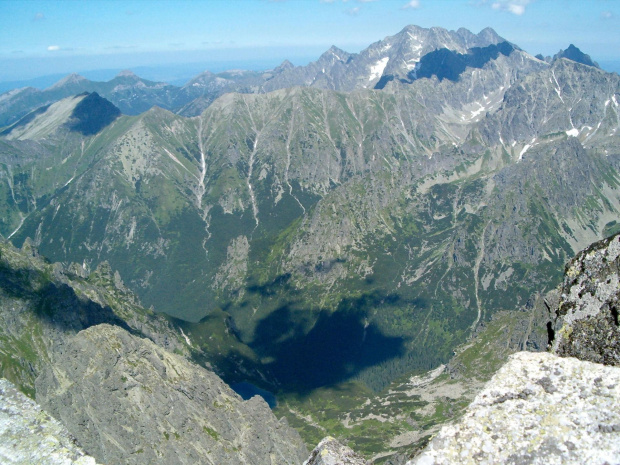 widok z Rysów w kierunku Dol. Białej Wody #Tatry