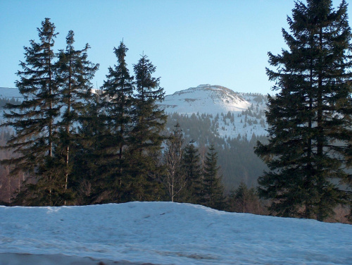 góry #góry #widok #drzewa #las #śnieg #zima #krajobraz #natura #SzklarskaPoręba