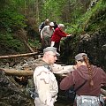 To są szlaki jednokierunkowe, lecz jak widać starsi się wracają na początku- widać trasa zatrudna