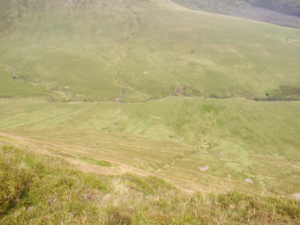 widok ze szczytu,National Park Brecon