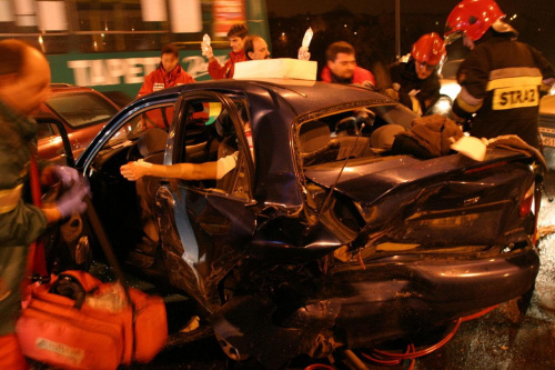 wypadek zbiorowy Lublin .Aleja Solidarności