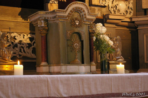 Drewniane tabernakulum. #Wilno #KościółBernardynów