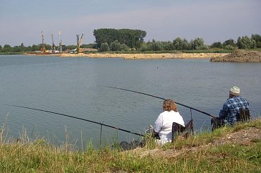 Budowa A1, Staw Moczury #autostrada #Knurów #moczury