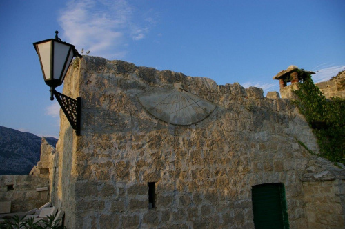 omis, Forteca, zegar słoneczny #omis