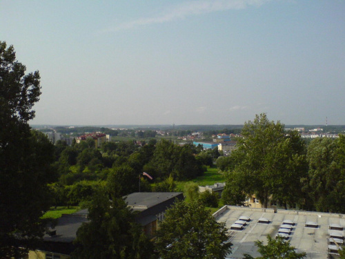 fotka z balkonu Szpitala Wojewódzkiego sierpien 2007