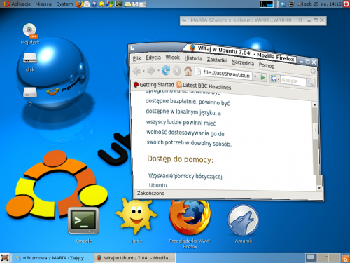 Screeny Ubuntu Linux #screen #ZrzutEkranu #Komputery