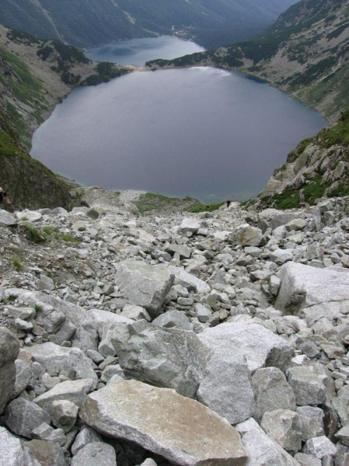 Na szlaku, wyłania się Morskie Oko