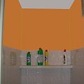 łazienka po malowaniu- symulacja komputerowa