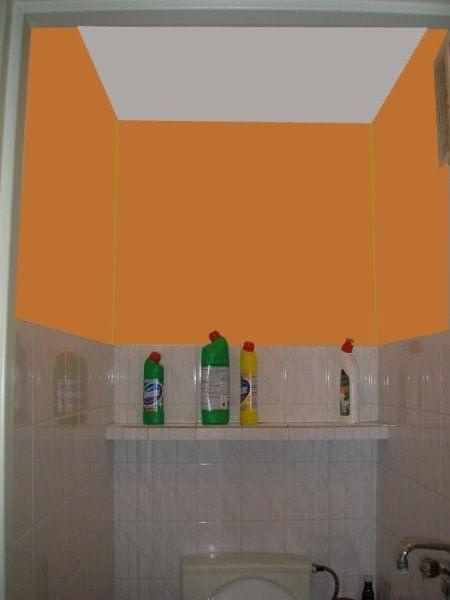 łazienka po malowaniu- symulacja komputerowa