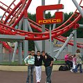 Ze znajomymi w Drayton Manor Parku w Anglii