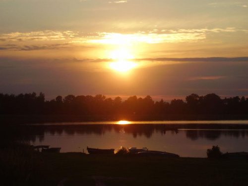 kolejny zachód słońca w Piecach 2007r.