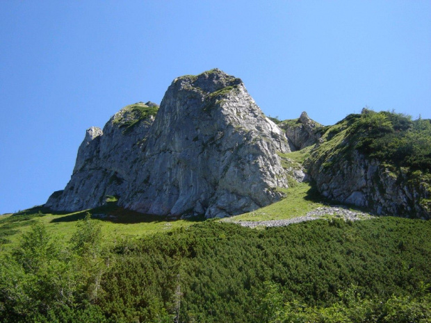 Dzień II:w drodze na Małołączniak...a przy okazji Giewont znalazł sie na trasie...