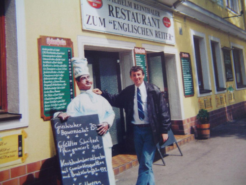 Nie ma to jak dobra wiedeńska kuchnia Wiedeń 1996-Vienna restaurant