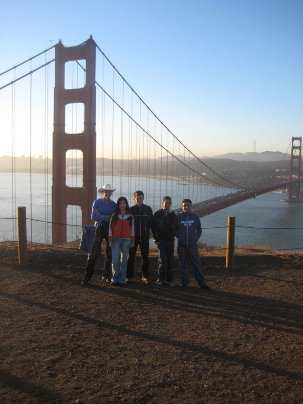 przy Golden Bridge w San Fransisco