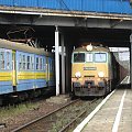 ET41-184 z pociągiem towarowym liczącym ~ 40 wagonów z Dolnej Odry.
