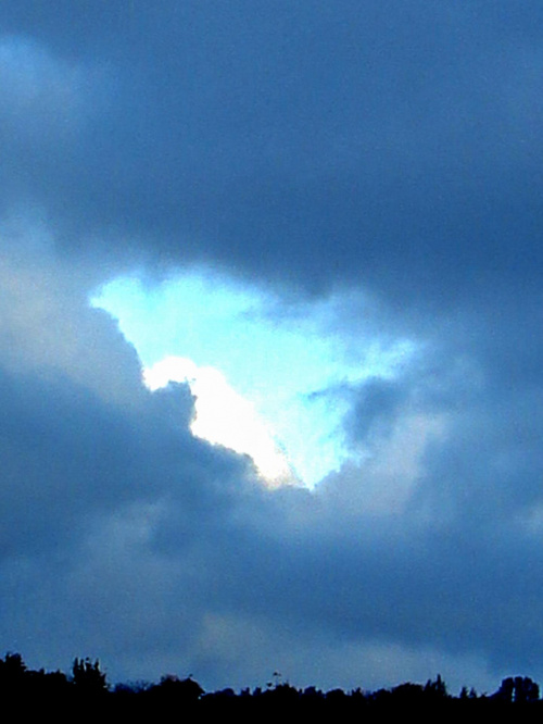 dziura w niebie #chmury